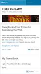 Mobile Screenshot of cerealisgood.wordpress.com