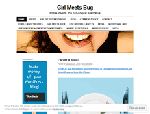 Tablet Screenshot of edibug.wordpress.com