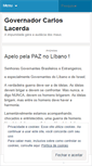 Mobile Screenshot of governadorcarloslacerda.wordpress.com