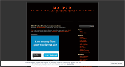 Desktop Screenshot of mapjd2010.wordpress.com