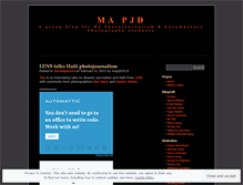 Tablet Screenshot of mapjd2010.wordpress.com