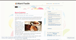 Desktop Screenshot of miamifoodie.wordpress.com