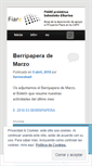 Mobile Screenshot of fiarepaisvasco.wordpress.com