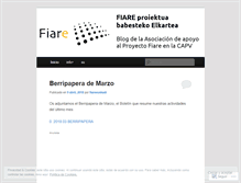 Tablet Screenshot of fiarepaisvasco.wordpress.com