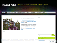 Tablet Screenshot of kadarabdi.wordpress.com