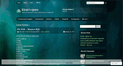 Desktop Screenshot of kiran0208.wordpress.com