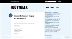 Desktop Screenshot of footygeek.wordpress.com