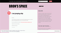 Desktop Screenshot of bronsspace.wordpress.com