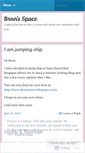 Mobile Screenshot of bronsspace.wordpress.com