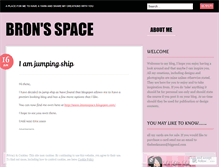 Tablet Screenshot of bronsspace.wordpress.com