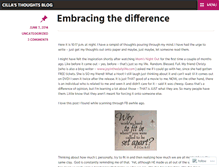 Tablet Screenshot of cillasthoughts.wordpress.com