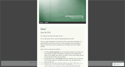 Desktop Screenshot of nothinginparticularblog.wordpress.com