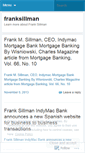 Mobile Screenshot of franksillman.wordpress.com