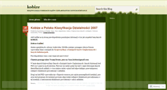 Desktop Screenshot of kobize.wordpress.com