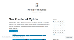 Desktop Screenshot of houseofthoughts.wordpress.com