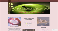Desktop Screenshot of 15of31.wordpress.com