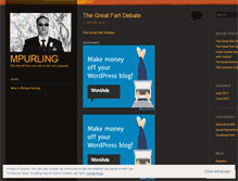 Tablet Screenshot of mpurling.wordpress.com