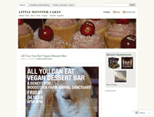 Tablet Screenshot of littlemonstercakes.wordpress.com