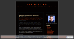 Desktop Screenshot of nlpwithed.wordpress.com