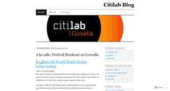 Desktop Screenshot of citilabblog.wordpress.com