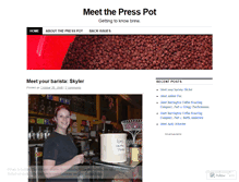 Tablet Screenshot of meetthepresspot.wordpress.com