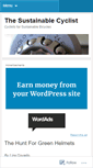 Mobile Screenshot of cyclistsforsustainablebicycles.wordpress.com