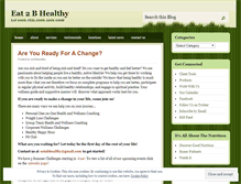 Tablet Screenshot of eat2bhealthy.wordpress.com