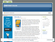 Tablet Screenshot of emmykwa.wordpress.com