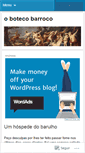 Mobile Screenshot of botecobarroco.wordpress.com