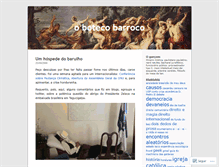 Tablet Screenshot of botecobarroco.wordpress.com