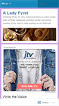 Mobile Screenshot of dafyrstlady.wordpress.com