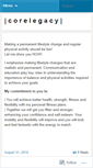 Mobile Screenshot of corelegacy.wordpress.com