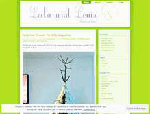 Tablet Screenshot of leelaandlouis.wordpress.com