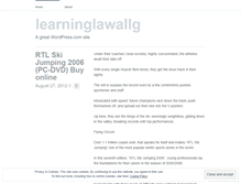 Tablet Screenshot of learninglawallg.wordpress.com