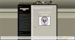 Desktop Screenshot of naturetechnology.wordpress.com