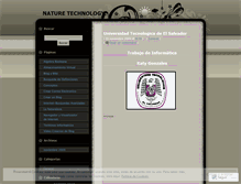 Tablet Screenshot of naturetechnology.wordpress.com