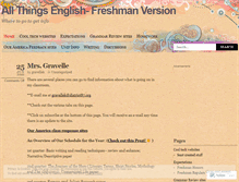 Tablet Screenshot of bhsfreshmanenglish.wordpress.com