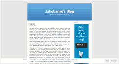 Desktop Screenshot of jakobanne.wordpress.com