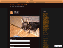 Tablet Screenshot of burgansshanty78.wordpress.com