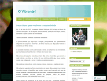 Tablet Screenshot of ovibrante.wordpress.com