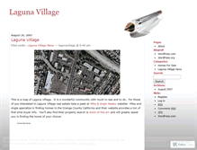 Tablet Screenshot of lagunavillage.wordpress.com