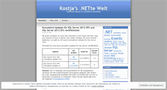 Desktop Screenshot of kostjaklein.wordpress.com