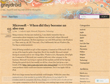 Tablet Screenshot of graydroid.wordpress.com