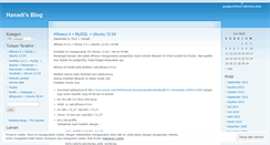 Desktop Screenshot of hanadi.wordpress.com