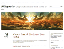 Tablet Screenshot of biblepaedia.wordpress.com