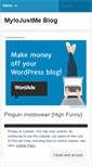 Mobile Screenshot of mylojustme.wordpress.com