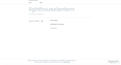 Desktop Screenshot of lighthouselantern.wordpress.com