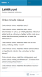 Mobile Screenshot of lehtikuusi.wordpress.com
