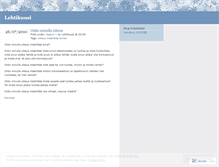 Tablet Screenshot of lehtikuusi.wordpress.com