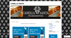 Desktop Screenshot of canellasanta.wordpress.com